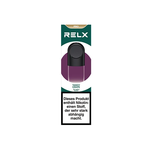 RELX Pods Pro Tangy Purple 18 mg front RELX Pods Pro Tangy Purple 18 mg front