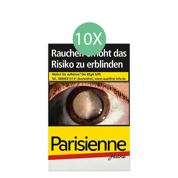 Parisienne Zigaretten Jaune Original Pack Stange Parisienne Zigaretten Jaune Original Pack Stange