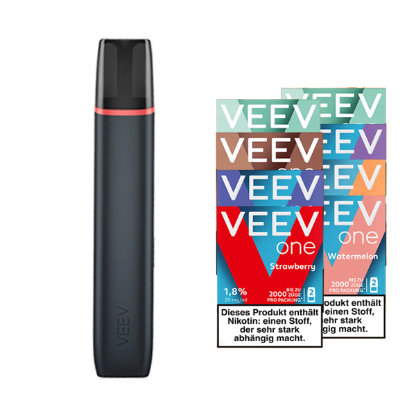 VEEV ONE VELVET BLACK DEVICE AKTION + 1x GRATIS POD