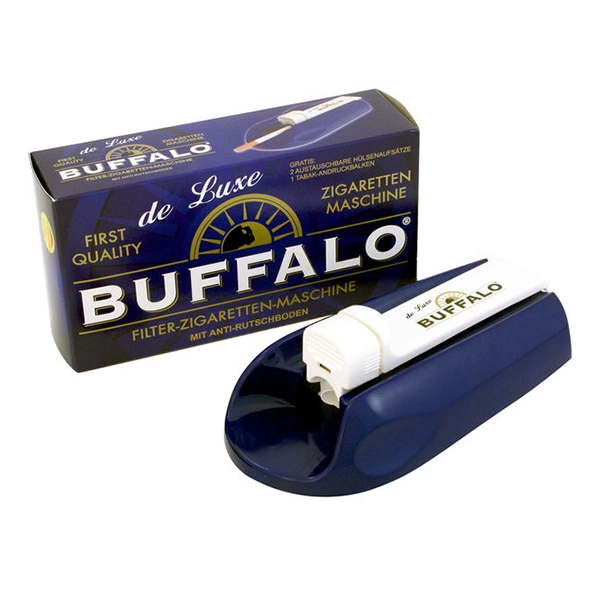 Buffalo Stopfgerät De Luxe Blau/Weiß Standard-Hülsen