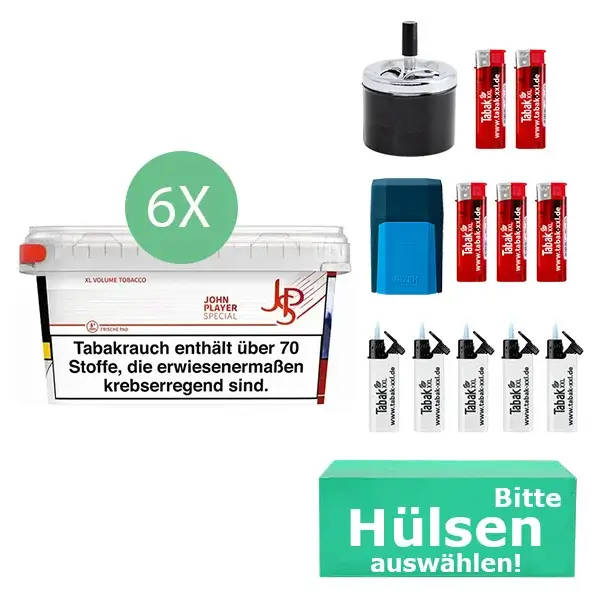 6xjps_tabak_mit_hulsen_drehaschenbecher 6xjps_tabak_mit_hulsen_drehaschenbecher