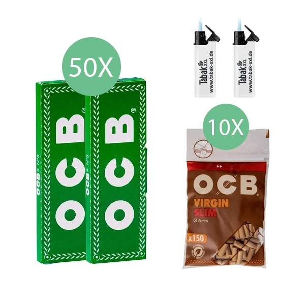 50x-ocb-blaettchen-gruen-no-8-50-blatt-+-10x-ocb-virgin-slim-filter-+-2x-sturmfeuerzeuge 50x-ocb-blaettchen-gruen-no-8-50-blatt-+-10x-ocb-virgin-slim-filter-+-2x-sturmfeuerzeuge