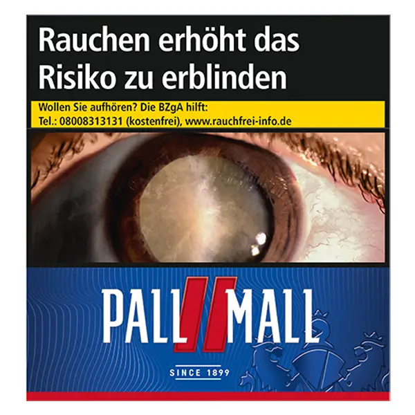 Die Pall Mall red Zigaretten im jumbo Pack.