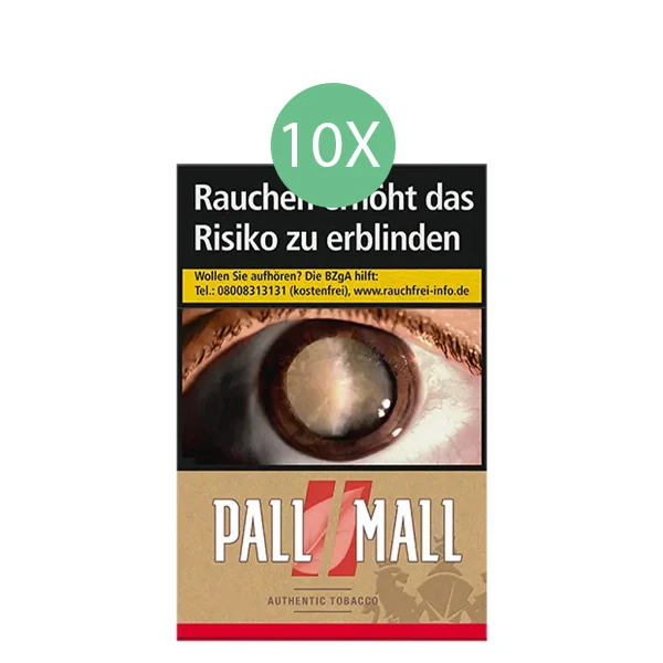 Pall Mall Zigaretten Authentic Red Original Pack Stange