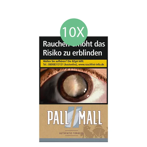 Pall Mall Zigaretten Authentic Silver Original Pack Stange Pall Mall Zigaretten Authentic Silver Original Pack Stange
