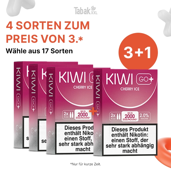 kiwi-go-plus-pods-3-1-probierpaket kiwi-go-plus-pods-3-1-probierpaket