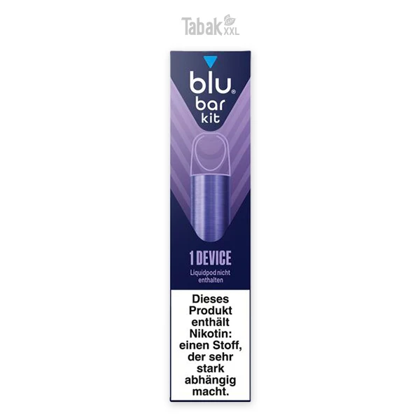 Blu Bar Kit E-Zigarette Mehrweg Blau Blu Bar Kit E-Zigarette Mehrweg Blau