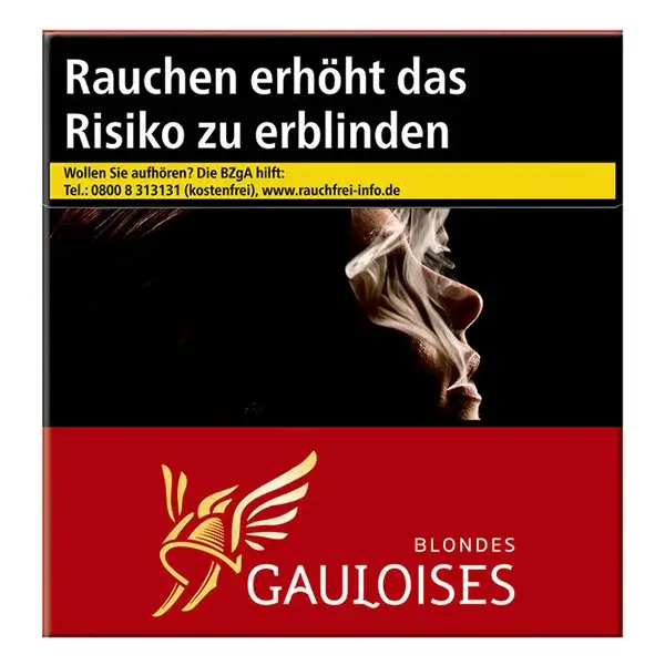 Gauloises Zigaretten Blondes Rot 4XL