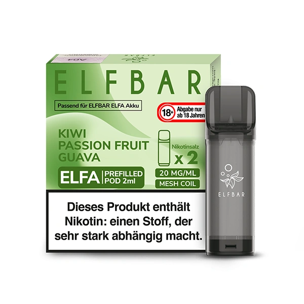 elfbar-e-zigarette-elfa-pods-kiwi-passion-fruit-guava-20-mg-einweg elfbar-e-zigarette-elfa-pods-kiwi-passion-fruit-guava-20-mg-einweg