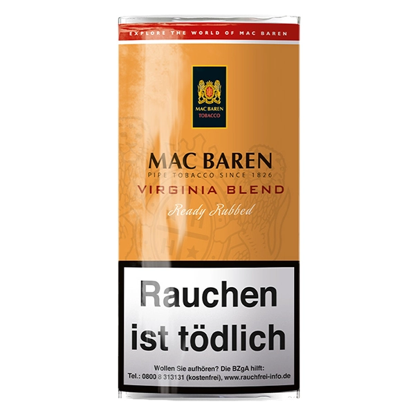 mac baren pfeifentabak virginia blend pouch mac baren pfeifentabak virginia blend pouch