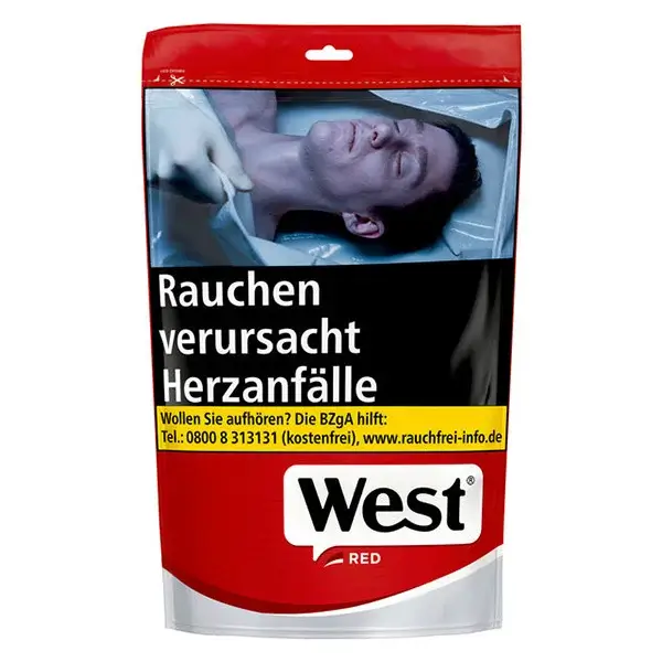 West Volumentabak Red L Beutel West Volumentabak Red L Beutel