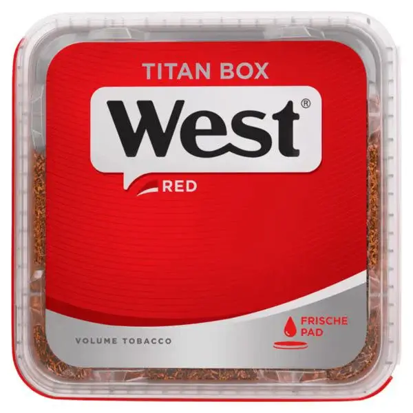 West Volumentabak Red Titan Box West Volumentabak Red Titan Box