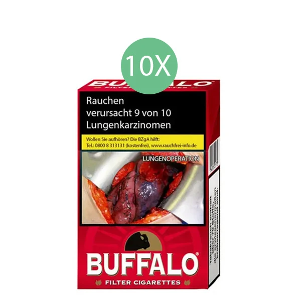 Buffalo Zigaretten Red Original Pack Stange Buffalo Zigaretten Red Original Pack Stange
