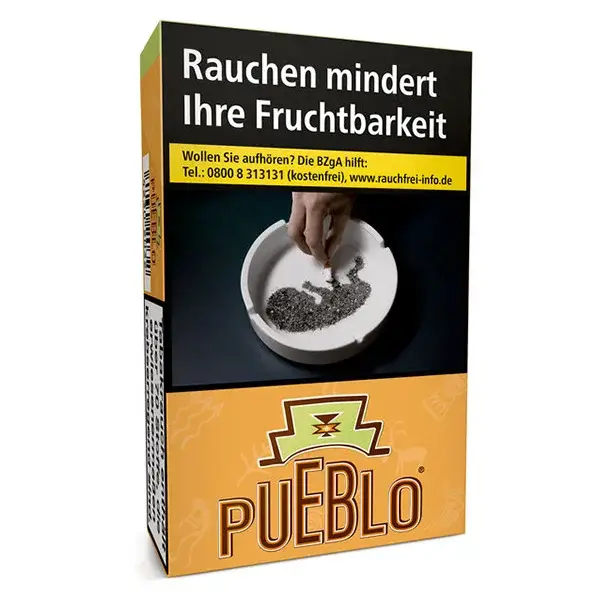 Die Pueblo Orange Zigaretten im original Pack.