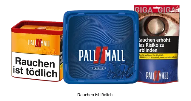 pall mall tabak sorten