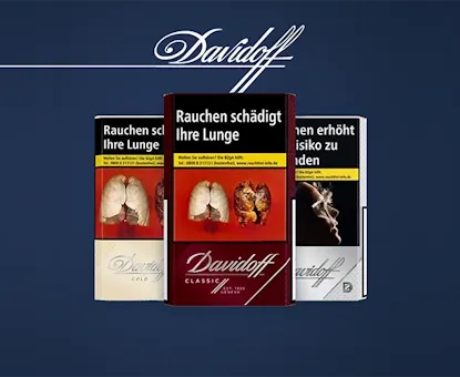 Davidoff Zigaretten mit weißem Filter