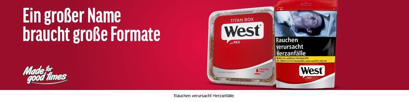 west tabak eimer 400g
