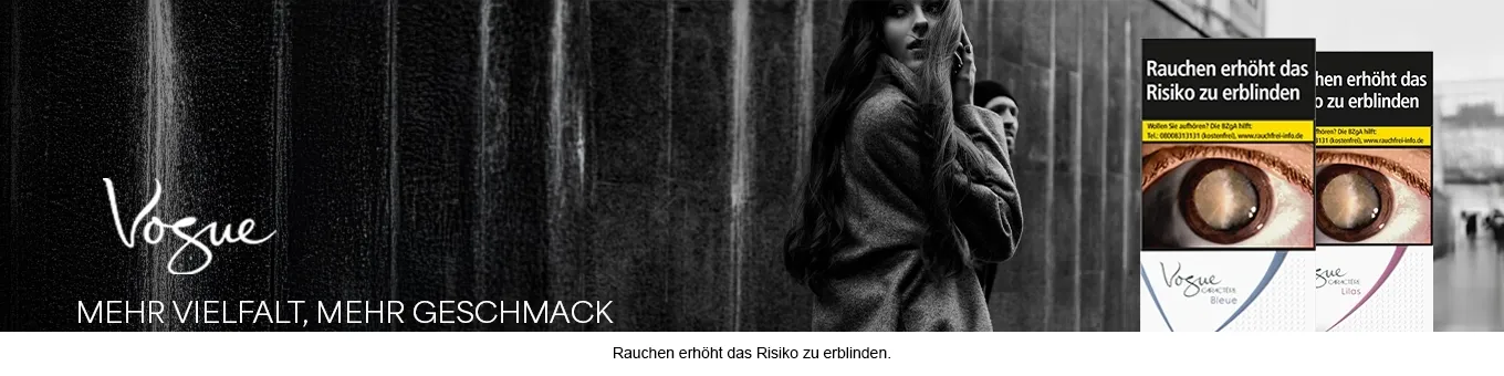 vogue blau zigaretten