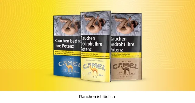 camel tabak blau
