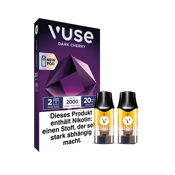 vuse dark charry pods